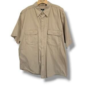 National Geographic Mens Travel Outdoor Shirt XL | Safari Fishing Camping Cotton